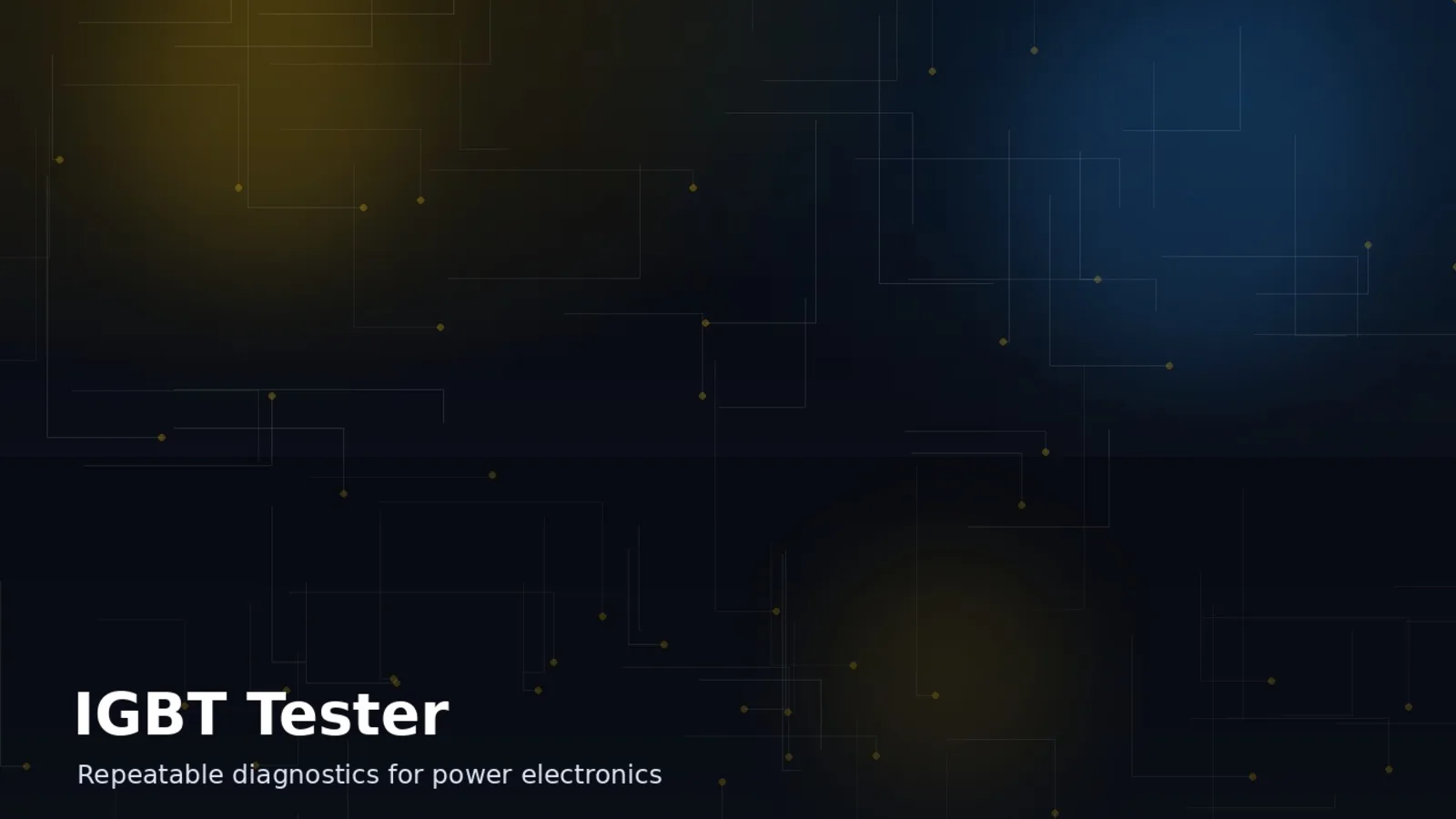 IGBT Tester project